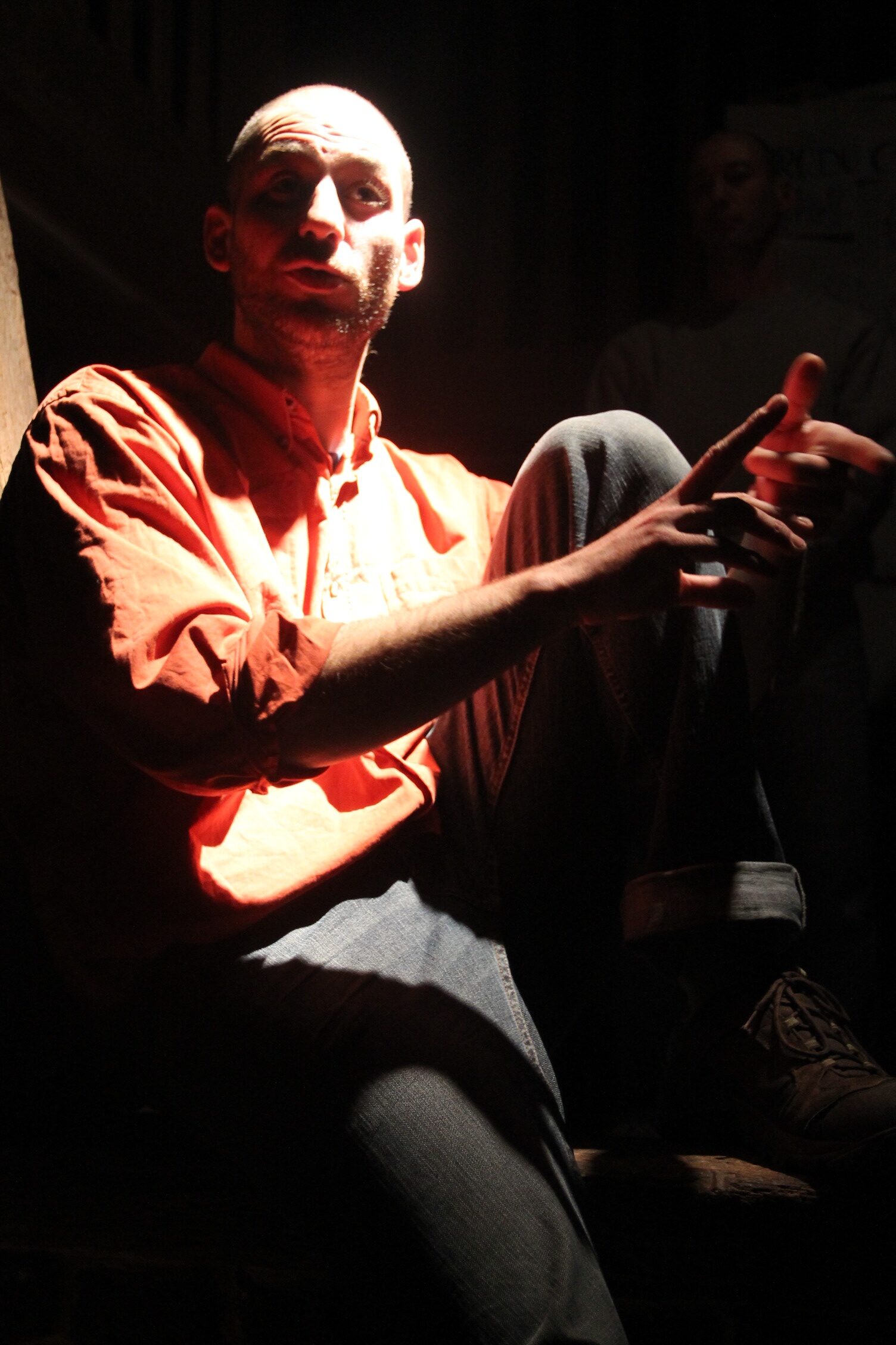 Photo dans le cadre d'une conférence gesticulé avec terre de Liens